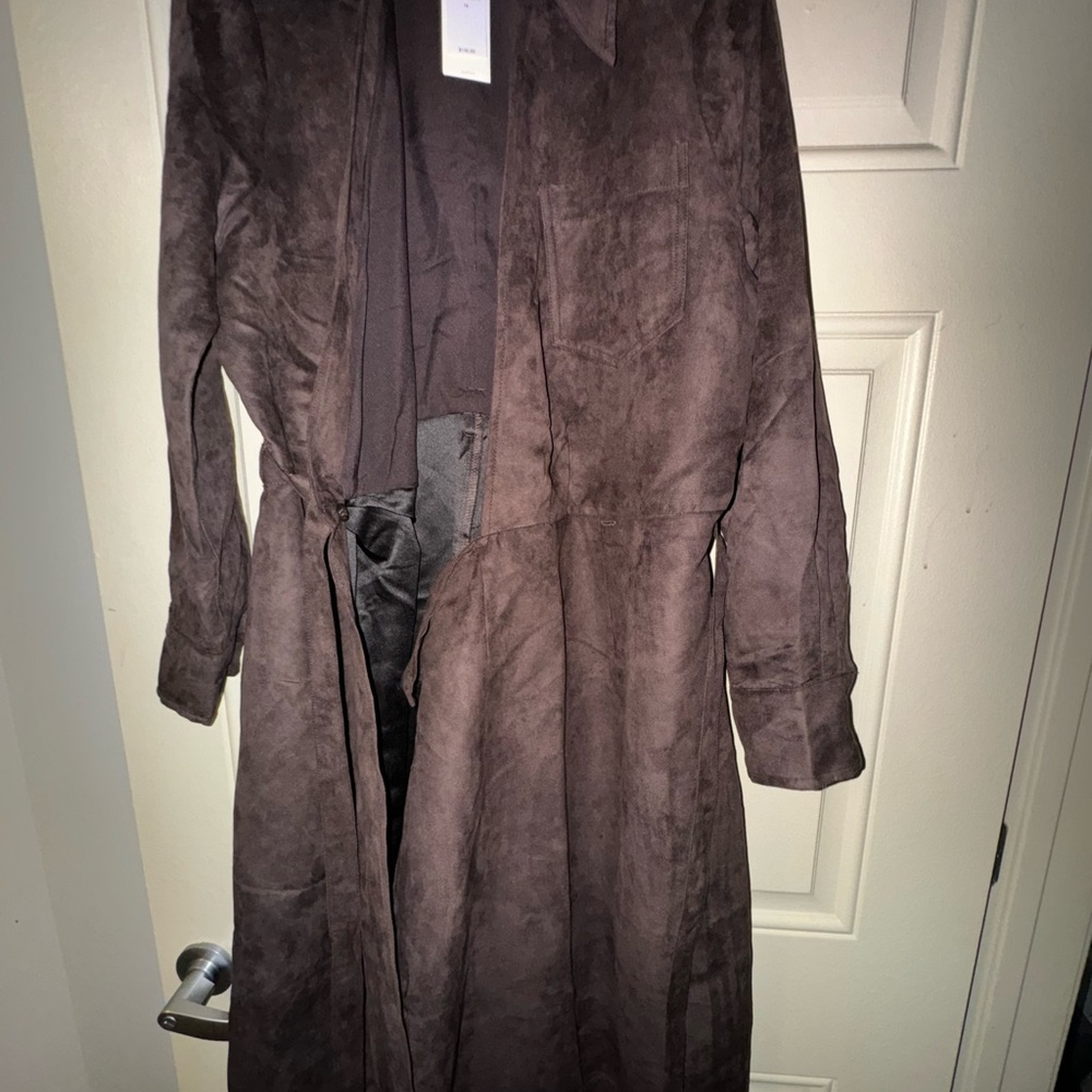 Banana Republic Brown Trench Coat Luxurious Design